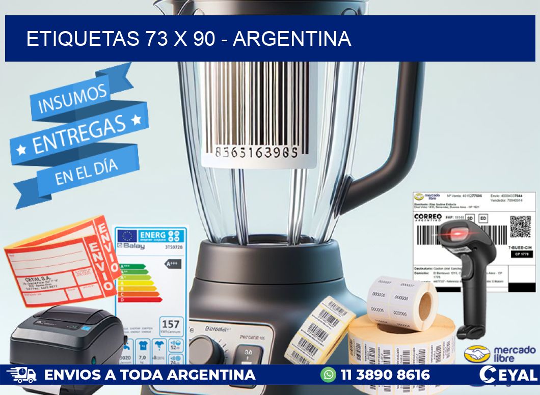 ETIQUETAS 73 x 90 - ARGENTINA