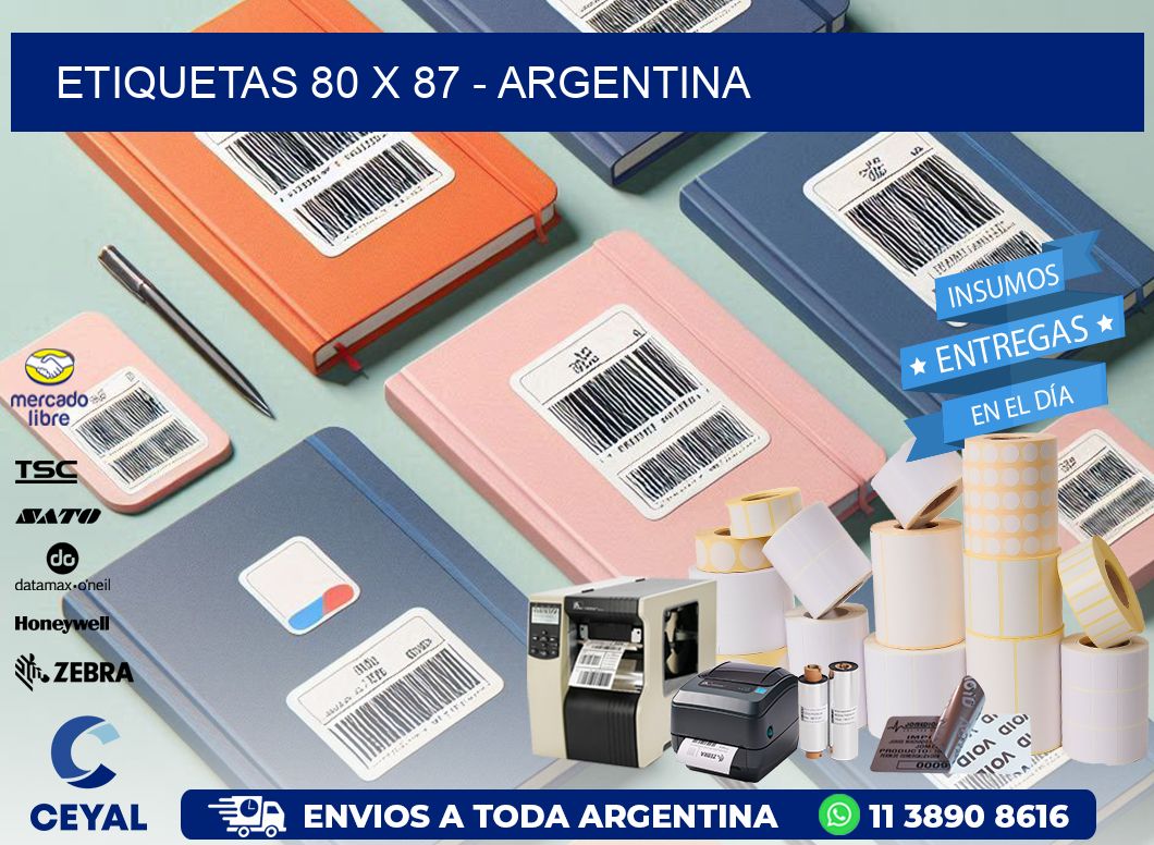 ETIQUETAS 80 x 87 - ARGENTINA