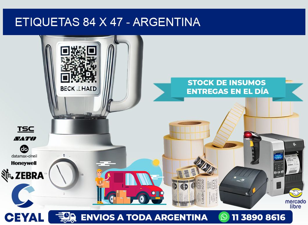 ETIQUETAS 84 x 47 – ARGENTINA