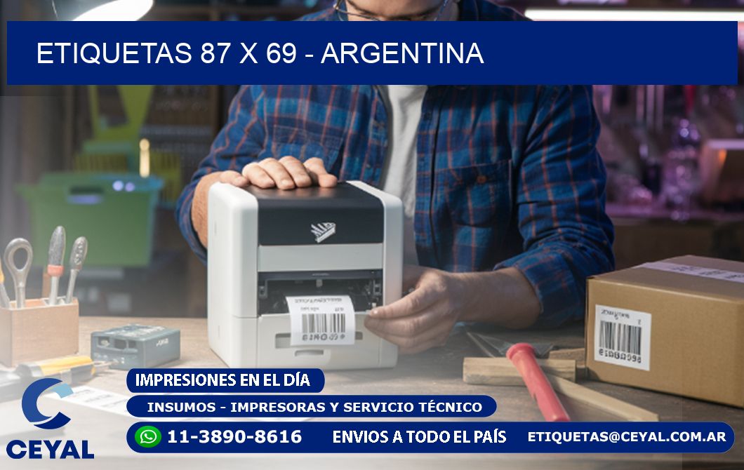 ETIQUETAS 87 x 69 - ARGENTINA