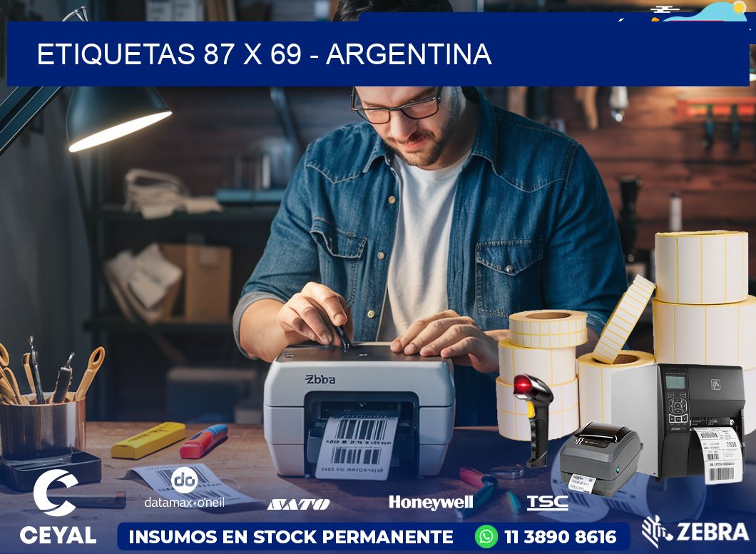 ETIQUETAS 87 x 69 - ARGENTINA