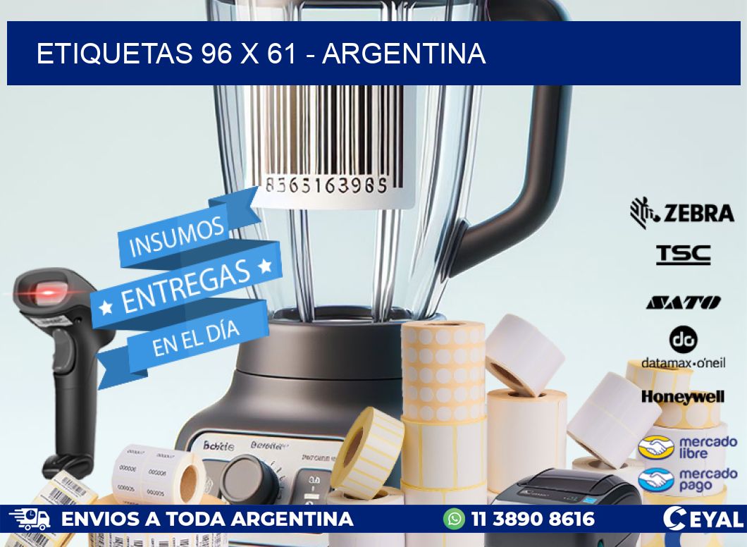 ETIQUETAS 96 x 61 - ARGENTINA