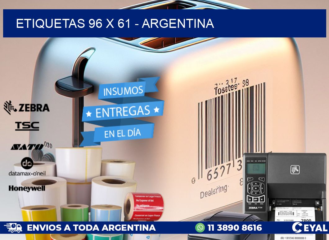 ETIQUETAS 96 x 61 - ARGENTINA