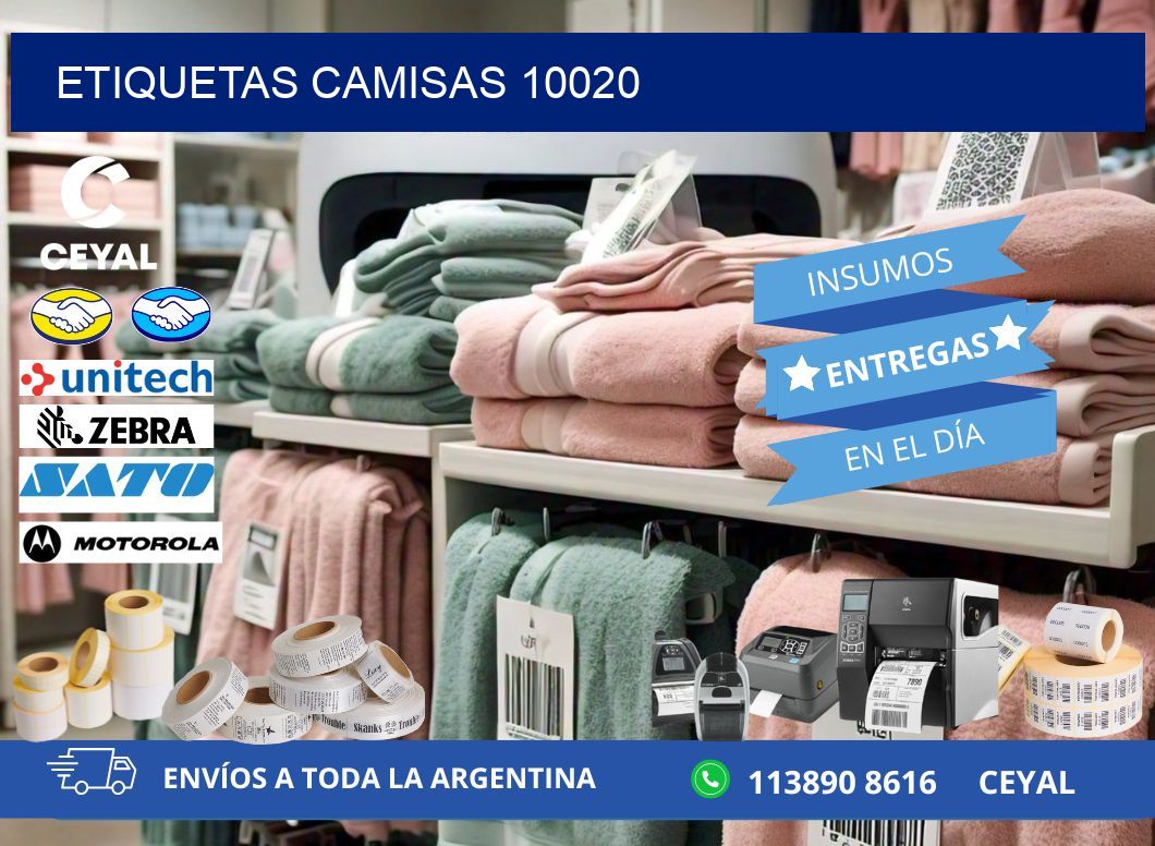 ETIQUETAS CAMISAS 10020