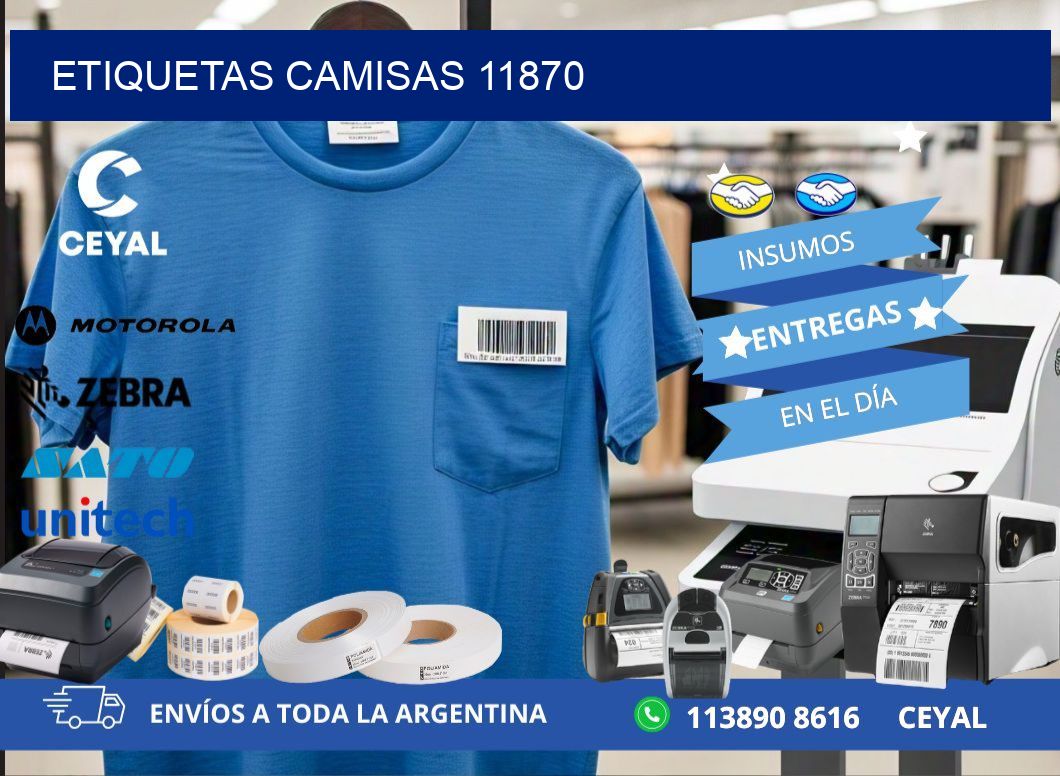 ETIQUETAS CAMISAS 11870