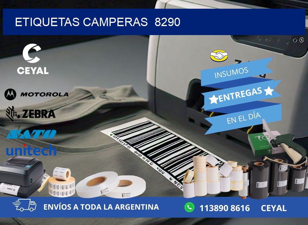 ETIQUETAS CAMPERAS  8290