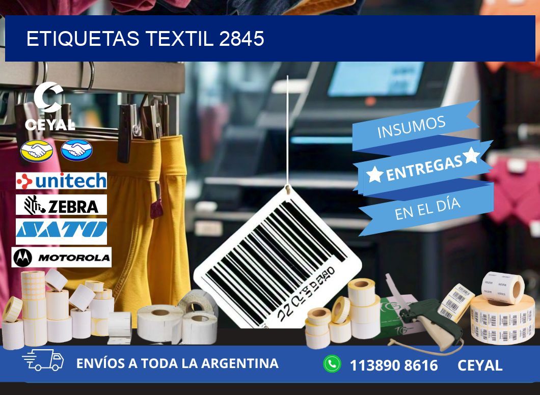 ETIQUETAS TEXTIL 2845