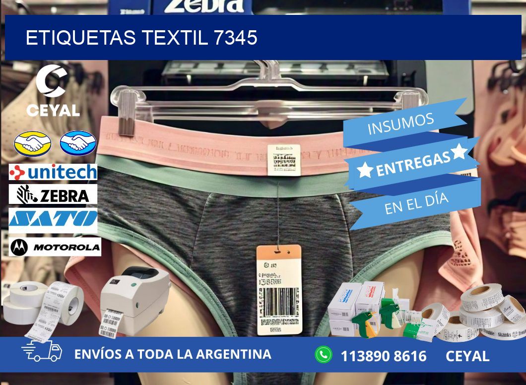 ETIQUETAS TEXTIL 7345