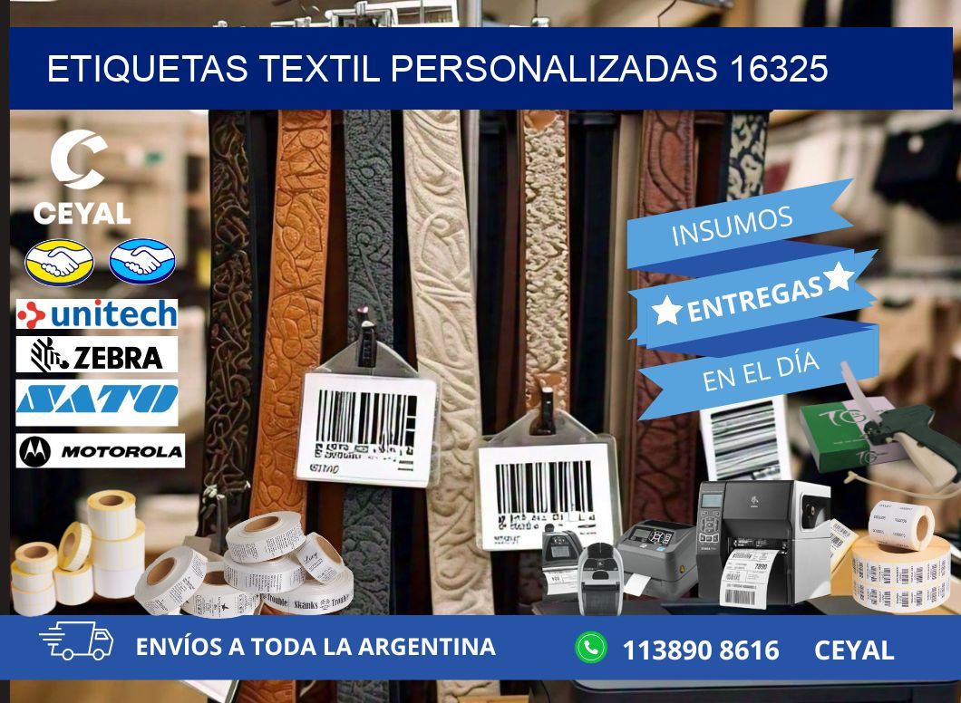 ETIQUETAS TEXTIL PERSONALIZADAS 16325