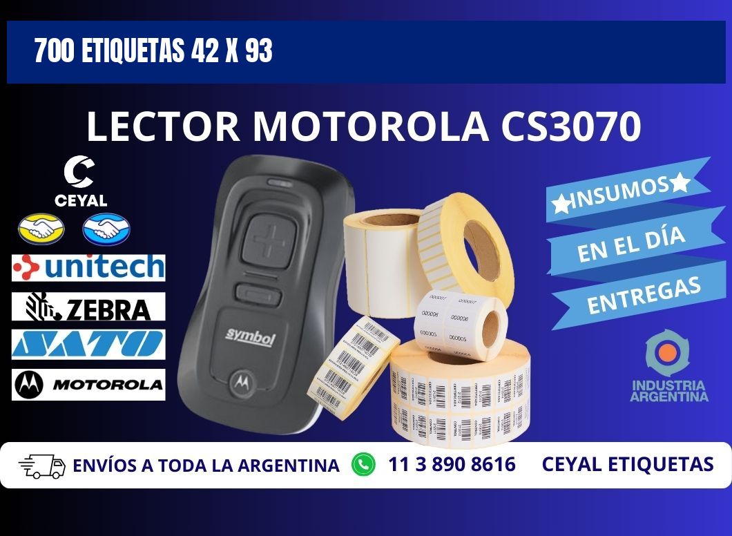 700 ETIQUETAS 42 x 93