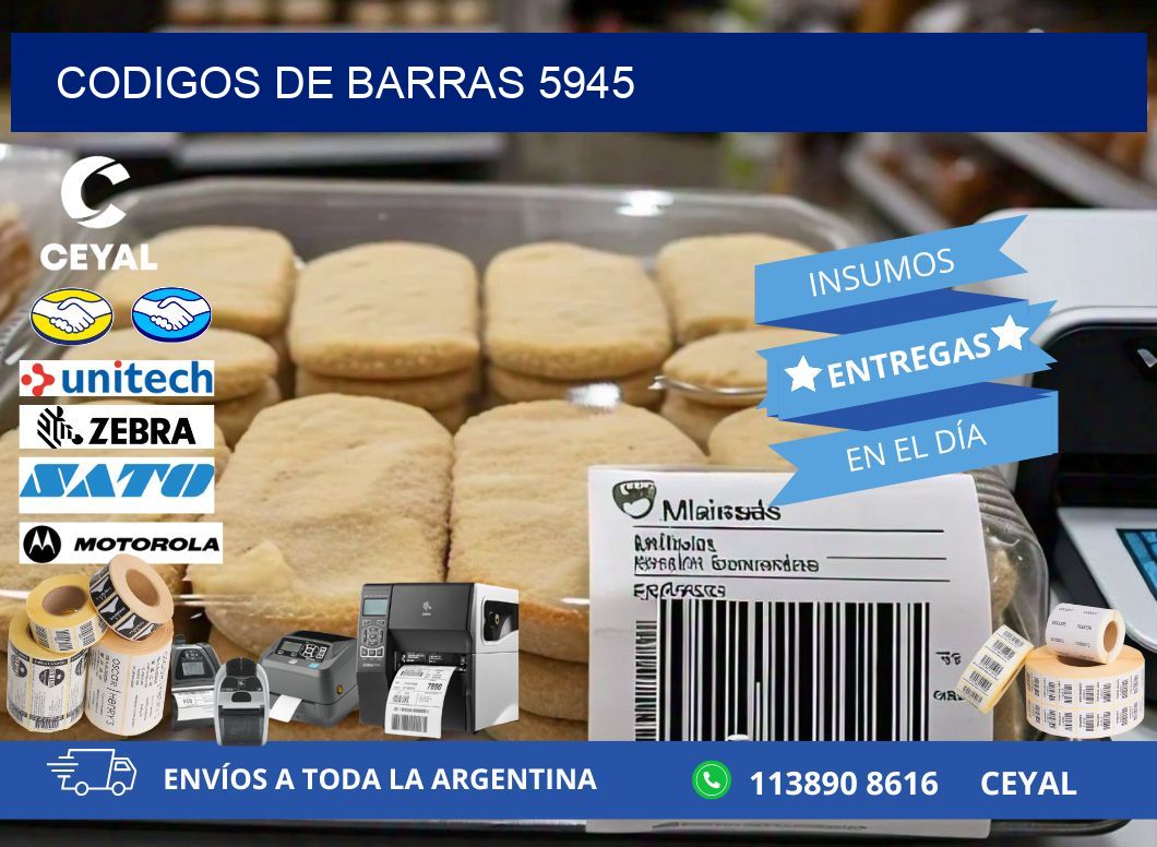 CODIGOS DE BARRAS 5945