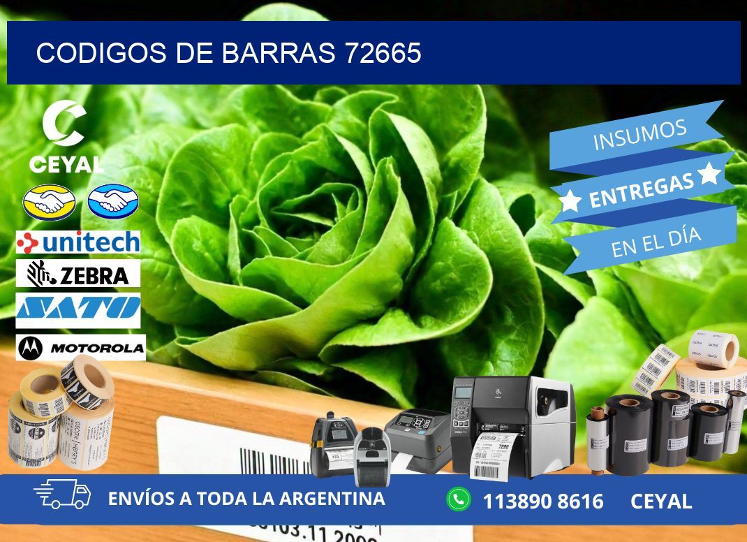 CODIGOS DE BARRAS 72665