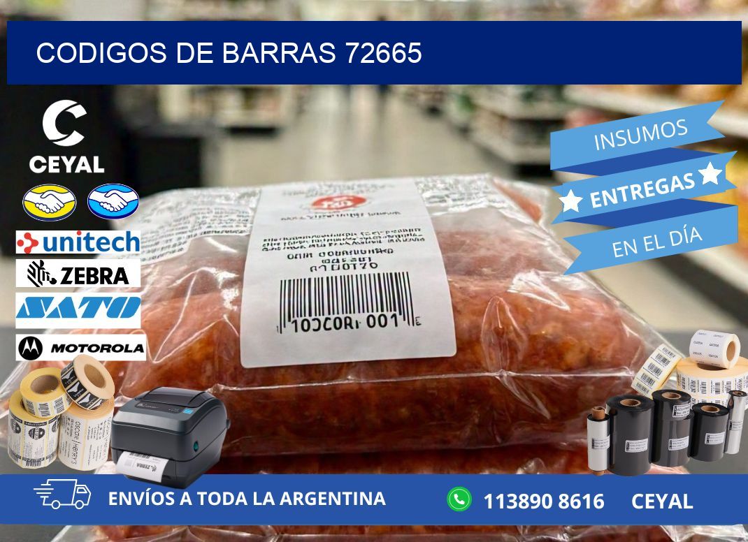 CODIGOS DE BARRAS 72665
