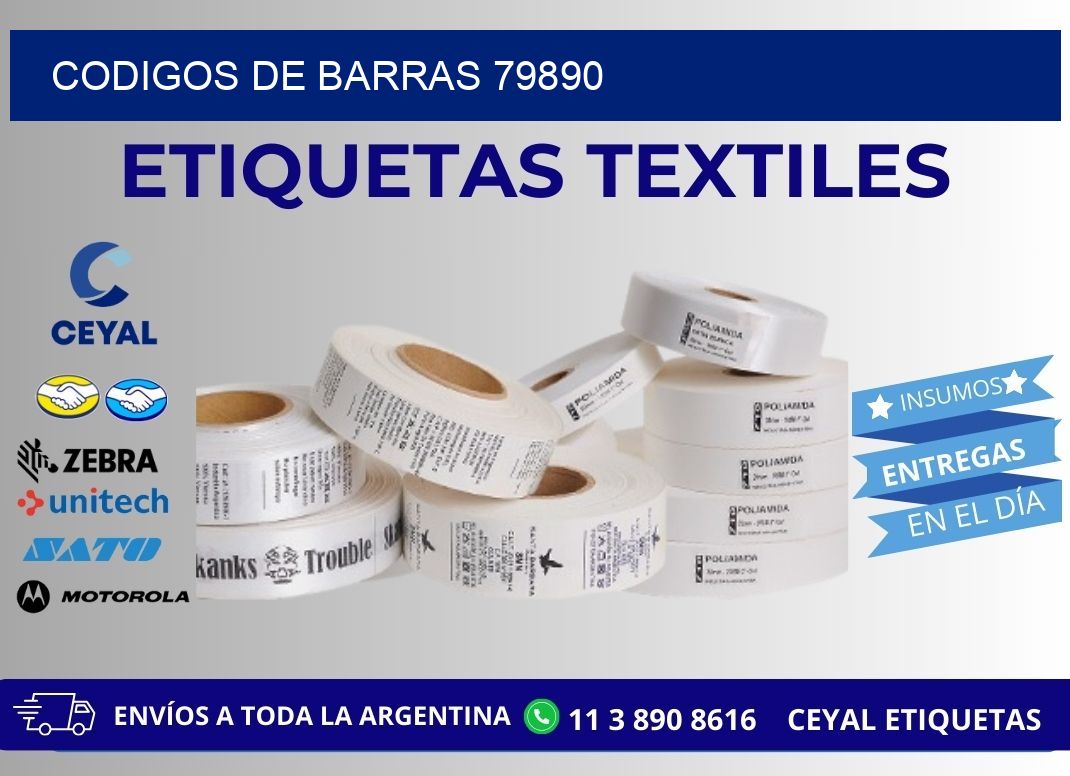 CODIGOS DE BARRAS 79890