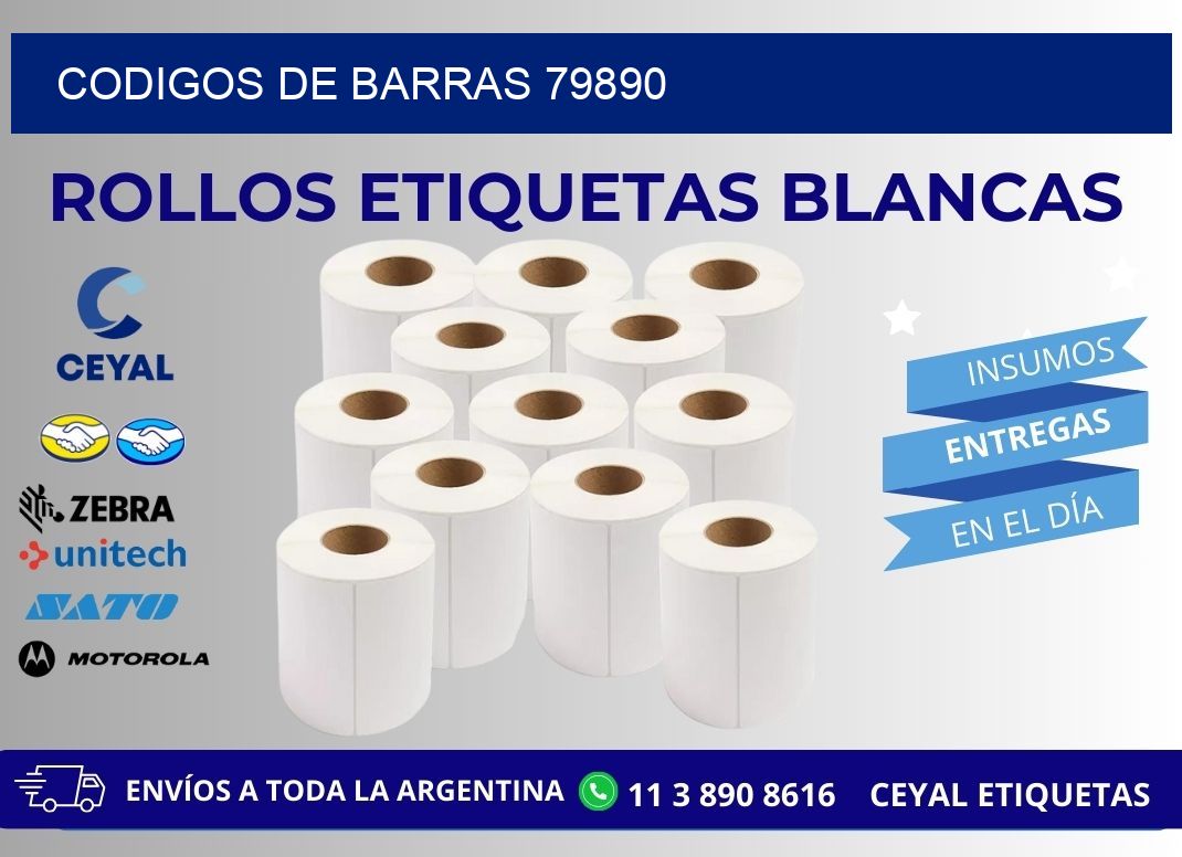 CODIGOS DE BARRAS 79890