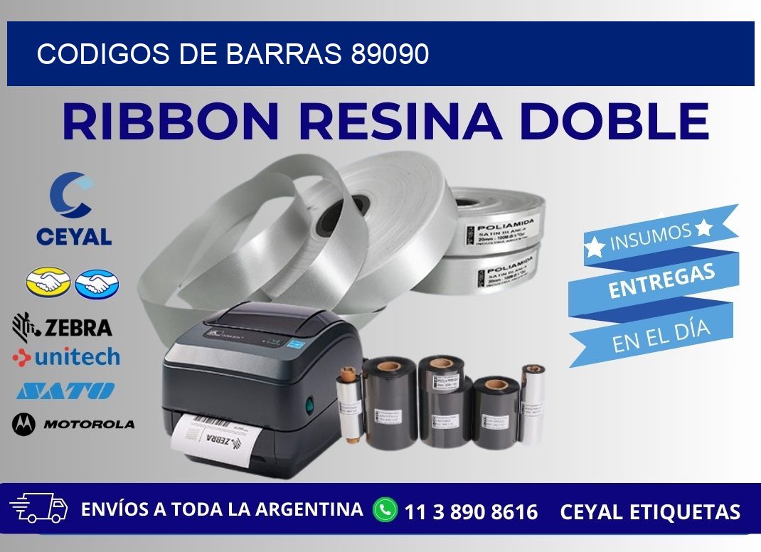 CODIGOS DE BARRAS 89090