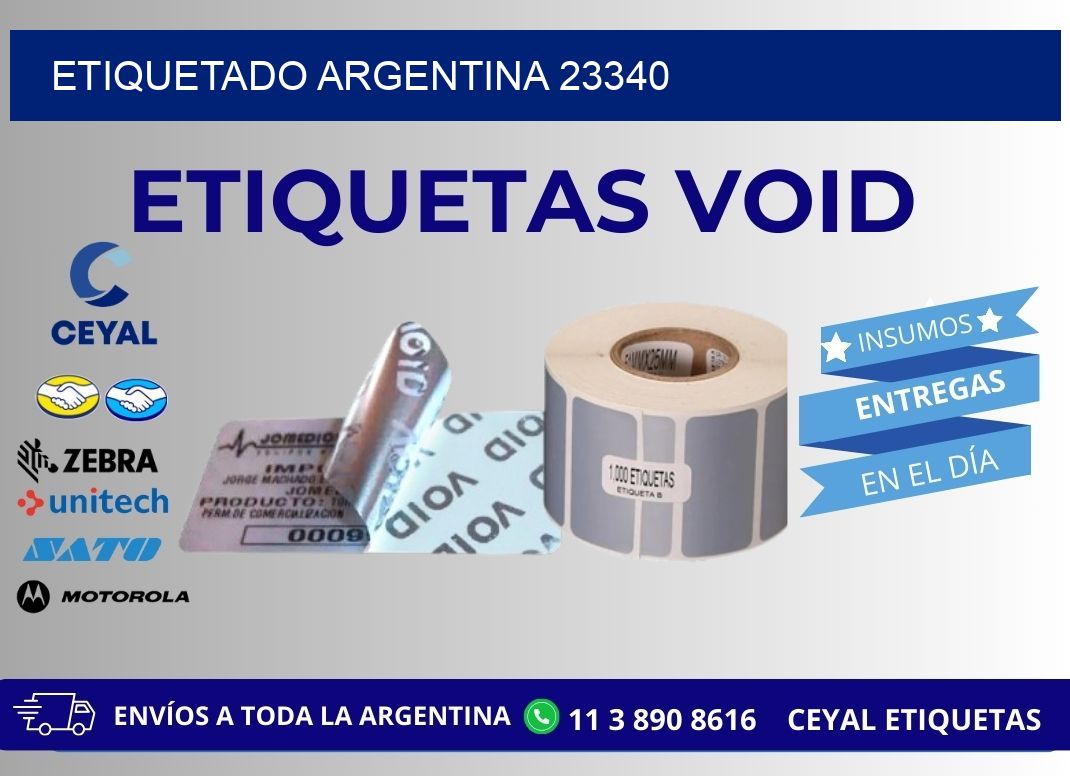 ETIQUETADO ARGENTINA 23340