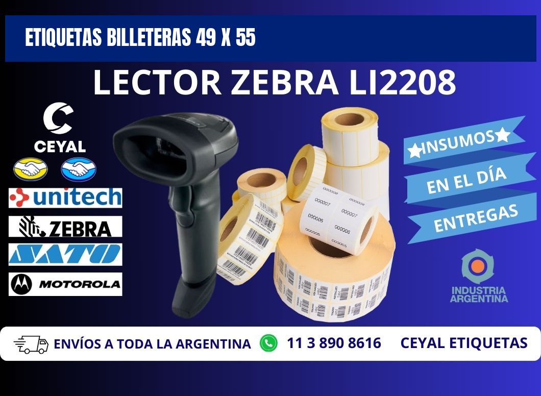 ETIQUETAS BILLETERAS 49 x 55
