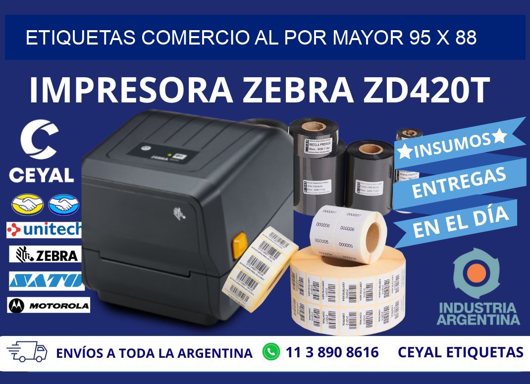 ETIQUETAS COMERCIO AL POR MAYOR 95 x 88