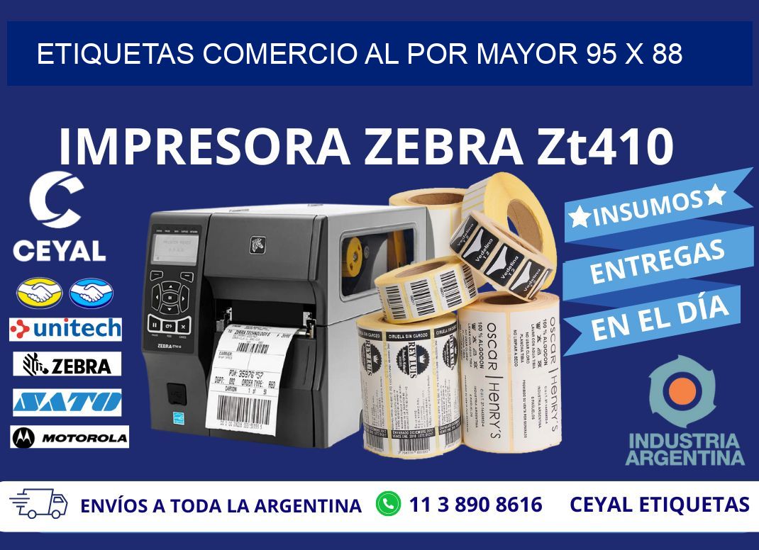 ETIQUETAS COMERCIO AL POR MAYOR 95 x 88