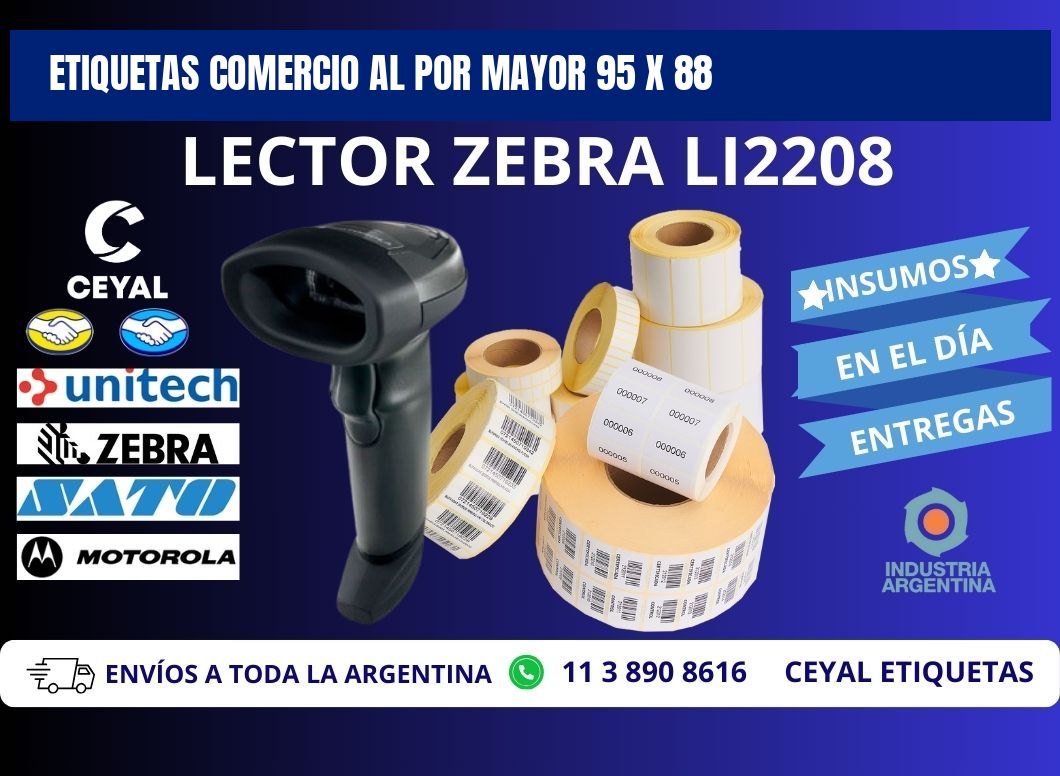 ETIQUETAS COMERCIO AL POR MAYOR 95 x 88