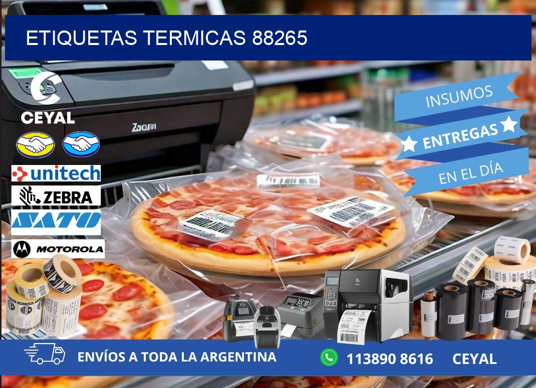 ETIQUETAS TERMICAS 88265