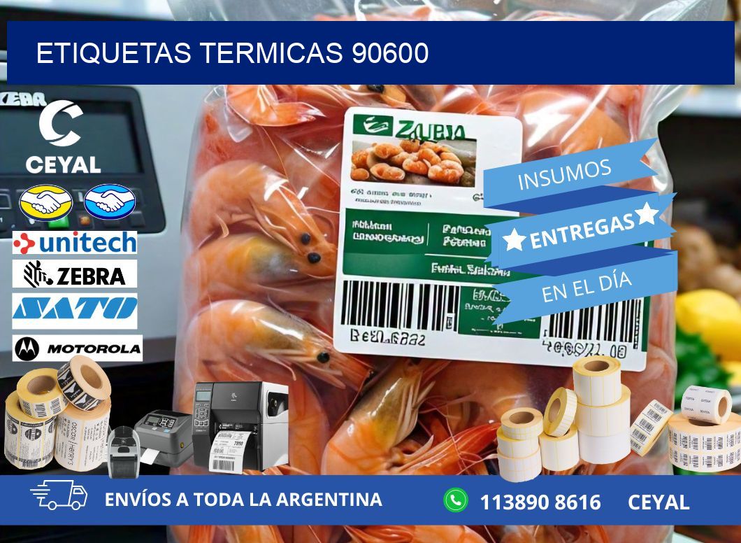 ETIQUETAS TERMICAS 90600