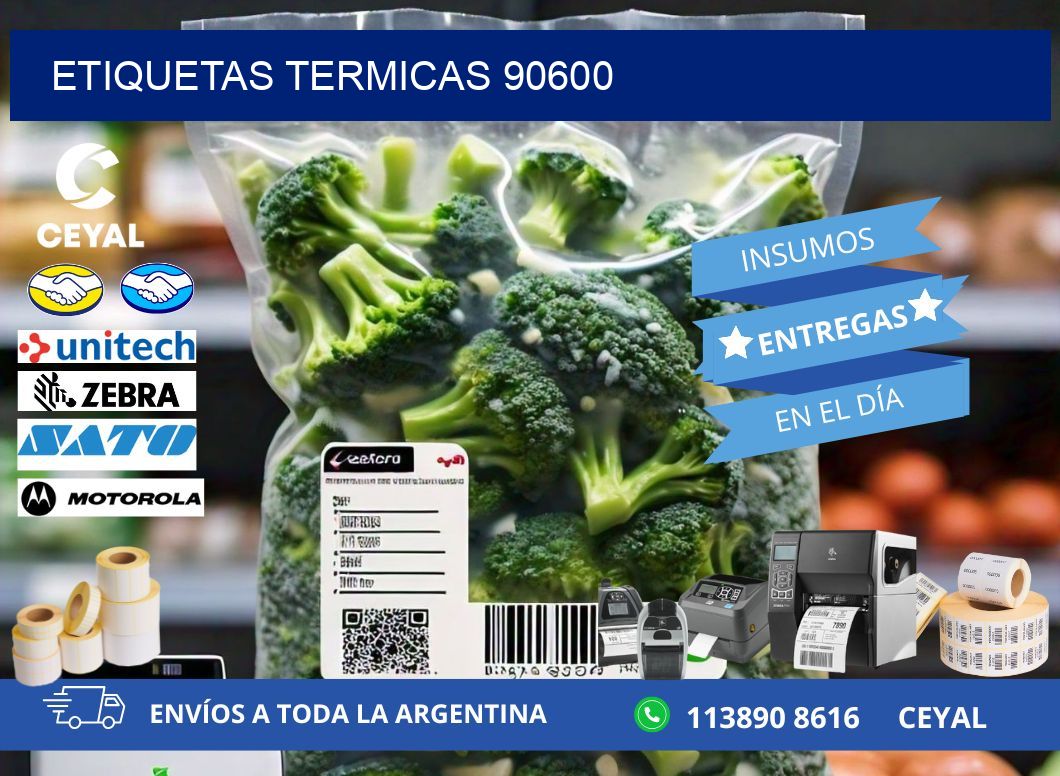 ETIQUETAS TERMICAS 90600