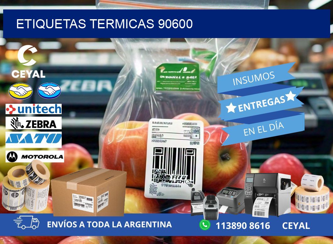 ETIQUETAS TERMICAS 90600