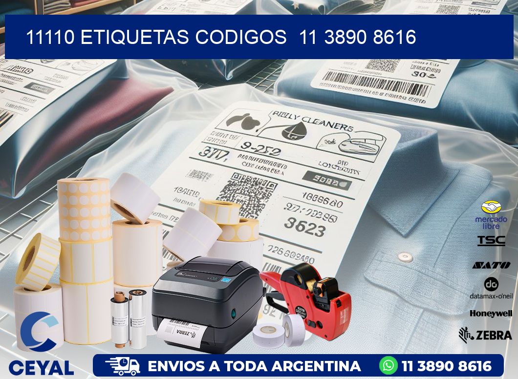 11110 ETIQUETAS CODIGOS  11 3890 8616