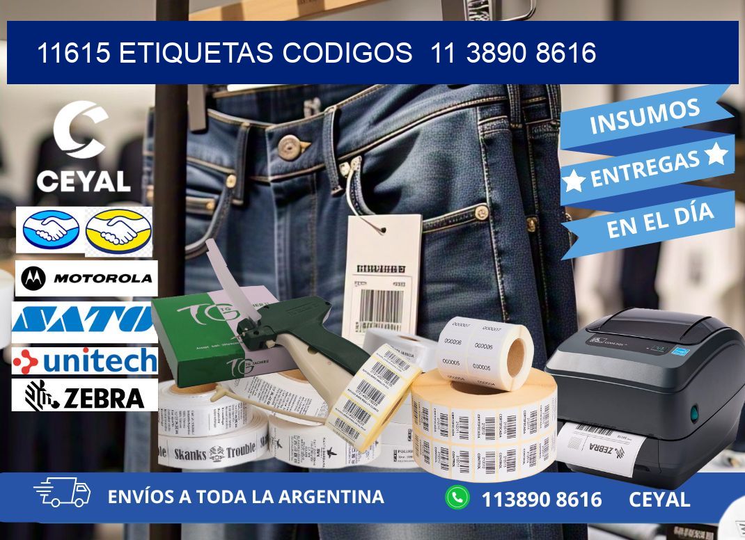 11615 ETIQUETAS CODIGOS  11 3890 8616