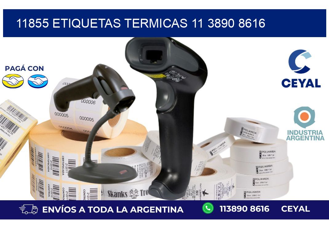 11855 ETIQUETAS TERMICAS 11 3890 8616