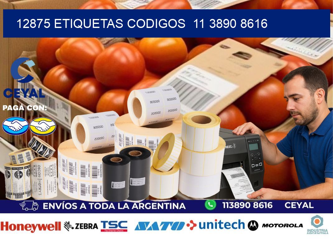 12875 ETIQUETAS CODIGOS  11 3890 8616