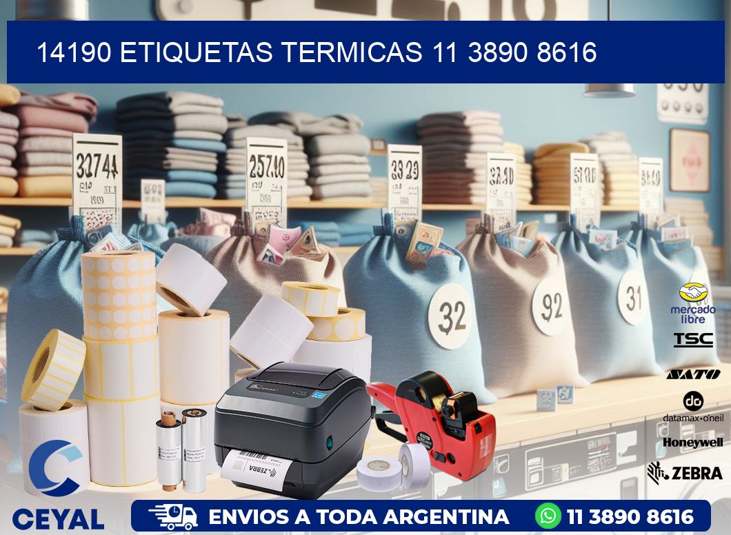 14190 ETIQUETAS TERMICAS 11 3890 8616