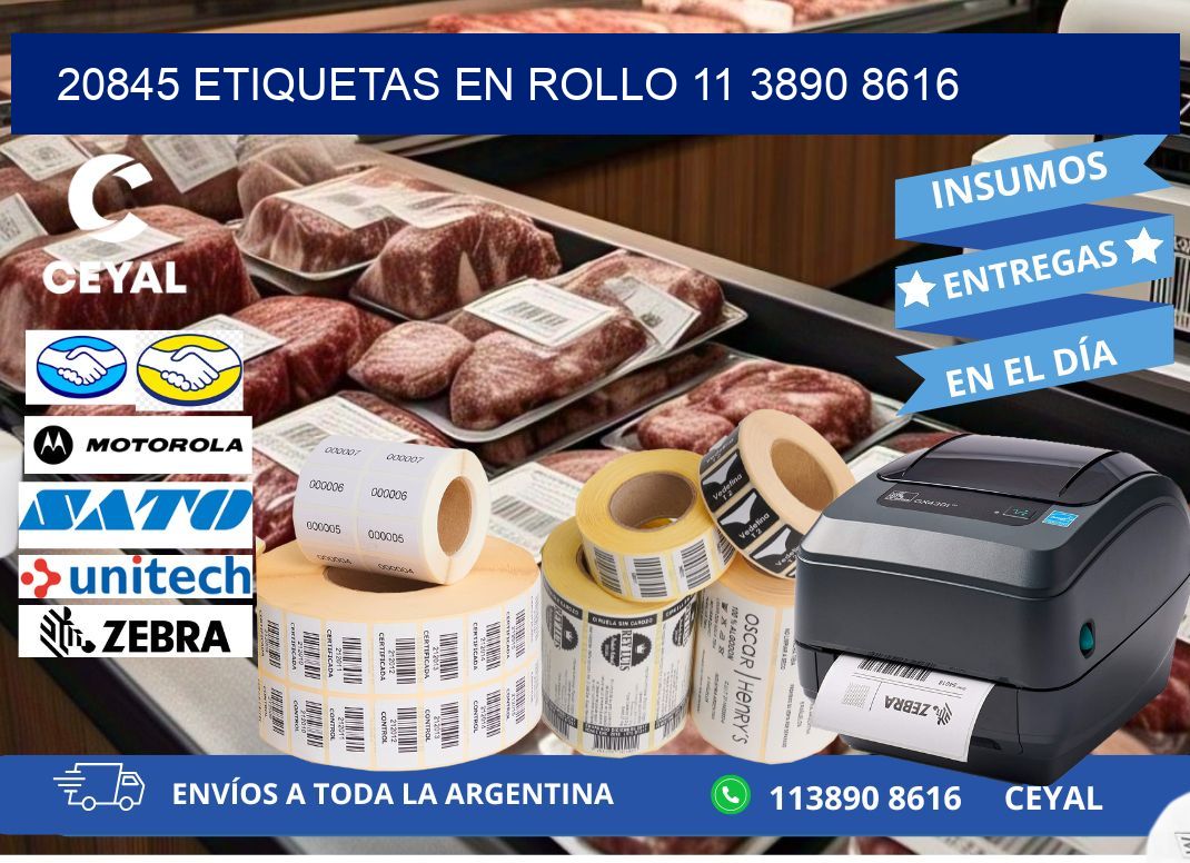 20845 ETIQUETAS EN ROLLO 11 3890 8616