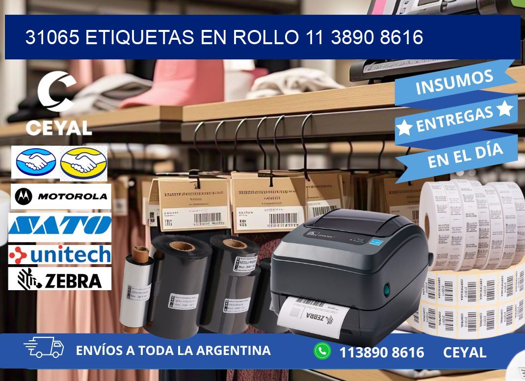 31065 ETIQUETAS EN ROLLO 11 3890 8616