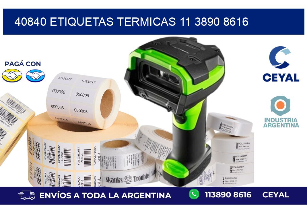 40840 ETIQUETAS TERMICAS 11 3890 8616