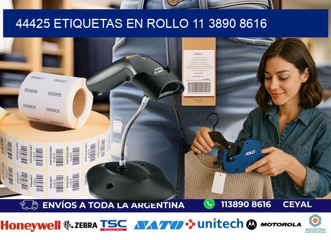 44425 ETIQUETAS EN ROLLO 11 3890 8616