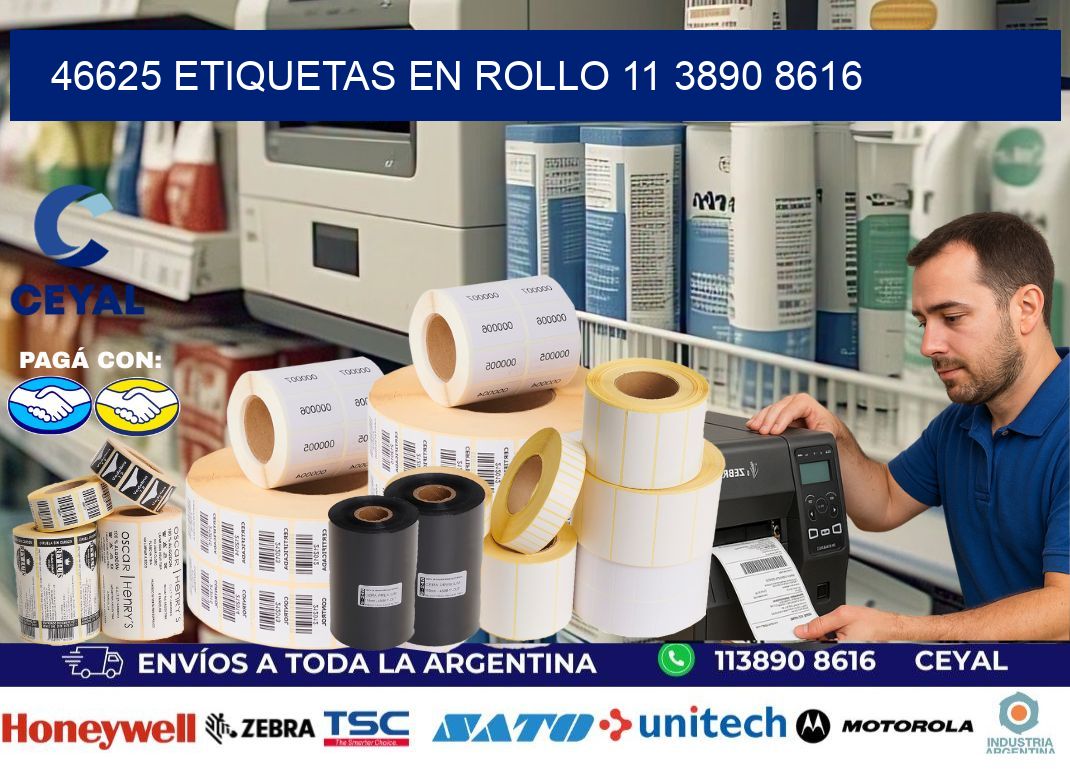 46625 ETIQUETAS EN ROLLO 11 3890 8616