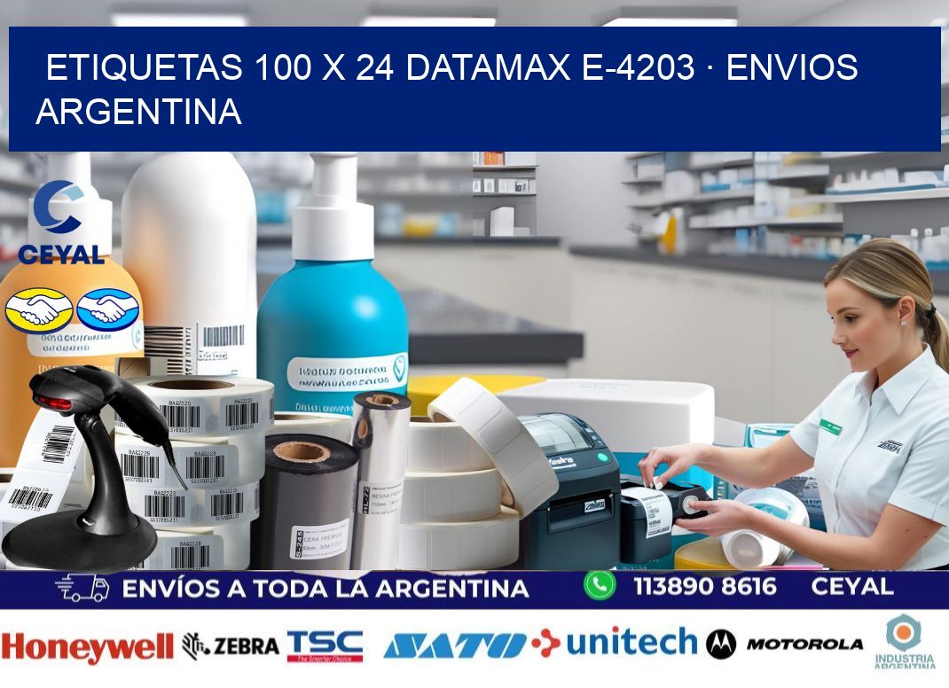 ETIQUETAS 100 x 24 DATAMAX E-4203 · ENVIOS ARGENTINA