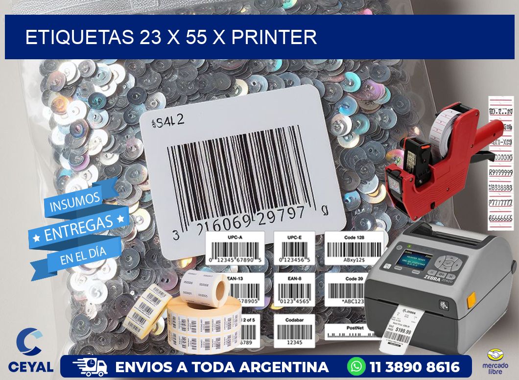 ETIQUETAS 23 x 55 X PRINTER