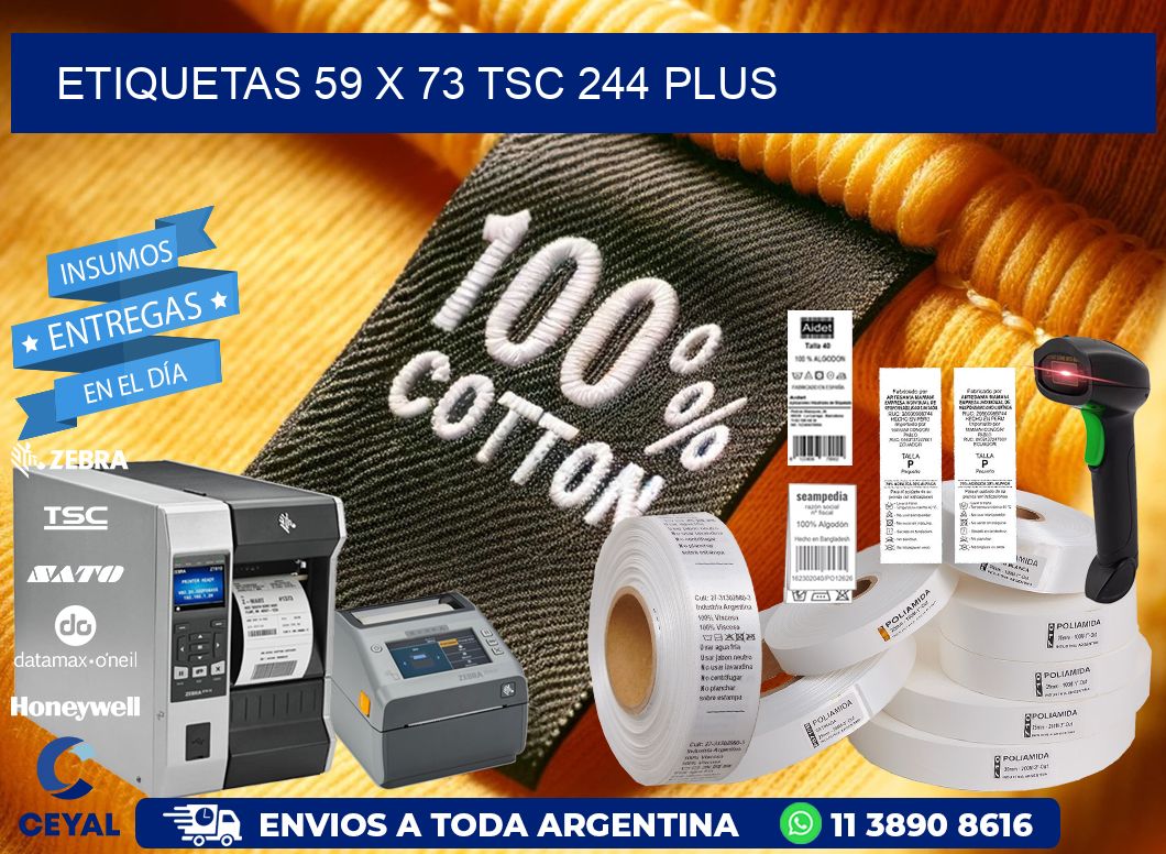 ETIQUETAS 59 x 73 TSC 244 PLUS