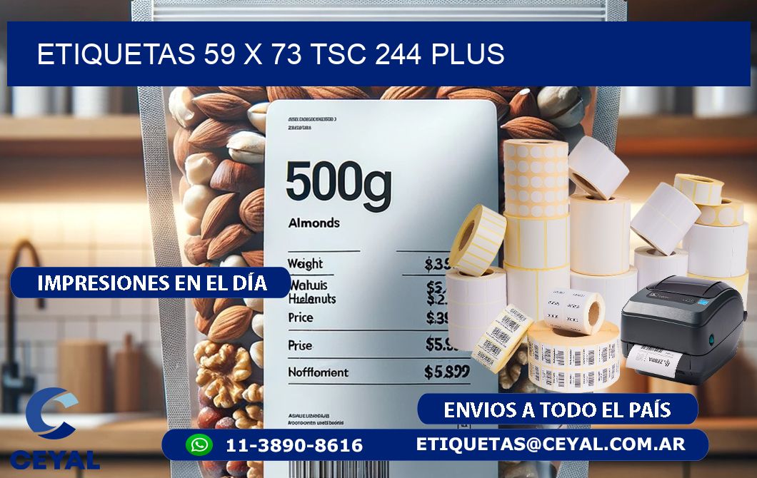 ETIQUETAS 59 x 73 TSC 244 PLUS