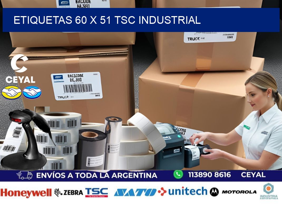 ETIQUETAS 60 x 51 TSC INDUSTRIAL