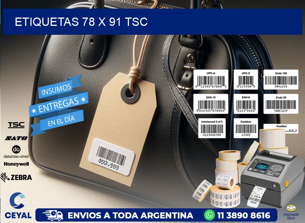 ETIQUETAS 78 x 91 TSC
