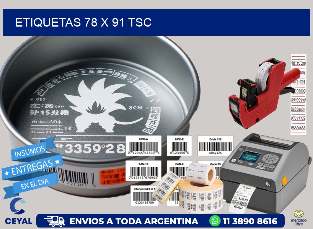 ETIQUETAS 78 x 91 TSC