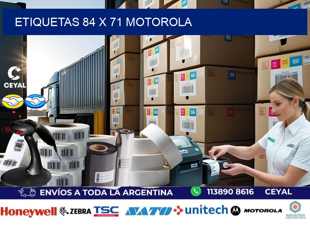 ETIQUETAS 84 x 71 MOTOROLA