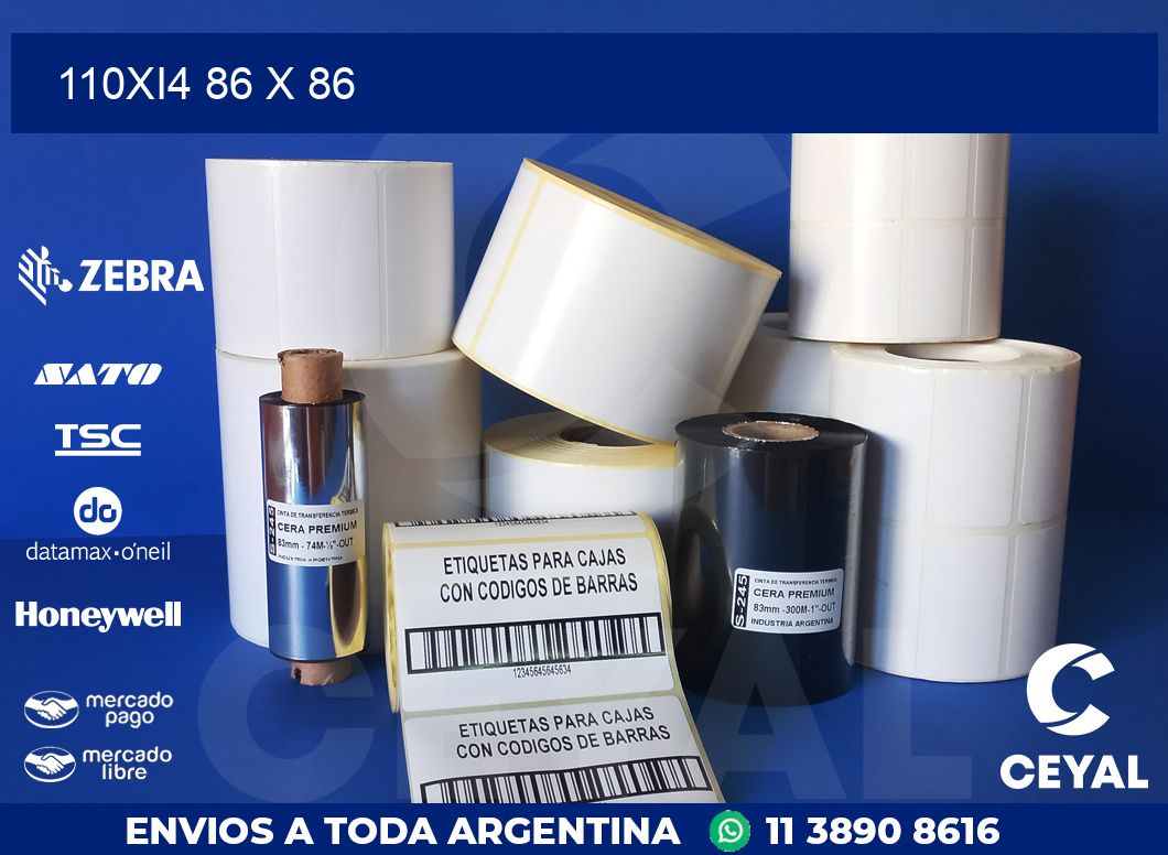 110Xi4 86 x 86