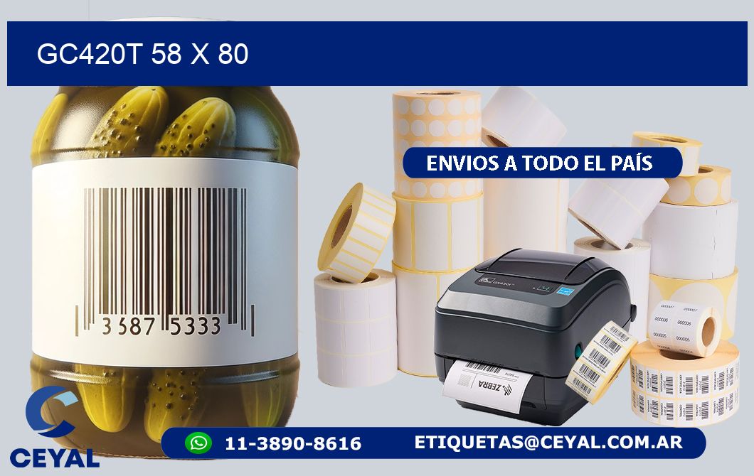 GC420T 58 x 80