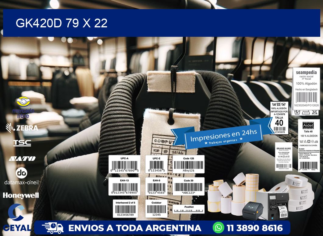 GK420D 79 x 22